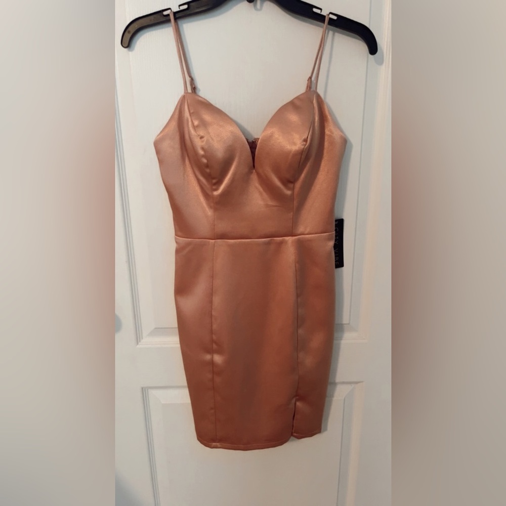 Homecoming dress, never worn, baby pink, size 3/small